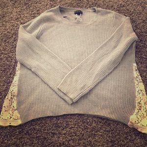 Forever 21 Long sleeve lace sweater